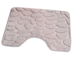 Vonios kilimėlis BENEDOMO FOAM, 50 x 80 cm, šv. pilkos sp.