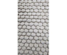 Vonios kilimėlis BUTTON, ekru sp., 50 x 80 cm