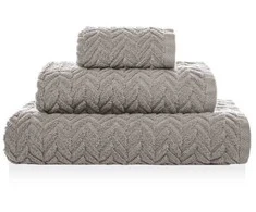 Vonios rankšluostis CHEVRON, smėlio sp., 30 x 50 cm, 500g/m2, 100% medvilnė