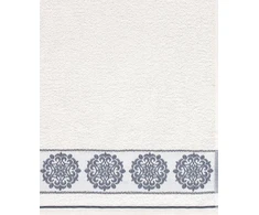 Vonios rankšluostis CREYA, kreminės sp., 70 x 140 cm, 100% medvilnės, 450 g/m2