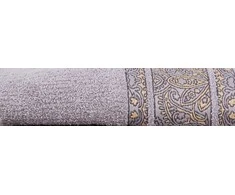 Vonios rankšluostis CREYA, pilkos sp., 50 x 90 cm, 100% medvilnės, 450 g/m2
