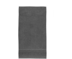 Vonios rankšluostis CREYA TAMARA, pilkos sp., 50 x 90 cm, 100% medvilnės, 450 g/m2