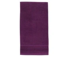 Vonios rankšluostis CREYA TAMARA, violetinės sp., 50 x 90 cm, 100% medvilnės, 450 g/m2