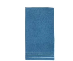 Vonios rankšluostis CREYA TAMARA, žydros sp., 70 x 140 cm, 100% medvilnės, 450 g/m2