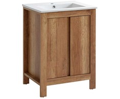 Vonios spintelė COMAD CLASSIC OAK 820 -60CM FSC, ąžuolo