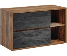 Comad ĄŽUOLO-BETONO SPALVOS PAKABINAMA VONIOS SPINTELĖ HAMPTONAS, 100 CM