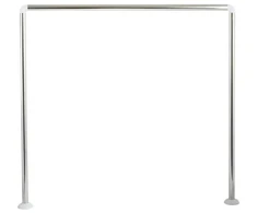 Vonios užuolaidos karnizas MSV, baltos sp., 5 skirtingos padėtys, 80 x 80 x 80 cm