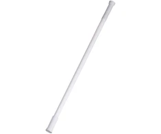 Vonios užuolaidų karnizas, teleskopinis, baltos sp., 22 mm, 75-125 cm