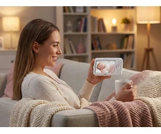 VTech VM5254 elektroninis kūdikių monitoriaus skystųjų kristalų ekranas, 5 colių naktinė lempa