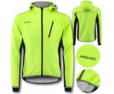 VYRŲ ŽIEMOS DVIRAČIO VAŽIAVIMO STRIUKĖ SOFTSHELL SPORTS FG ARSUXEO XL