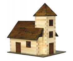 Walachia Medinis klijuotas konstruktorius - Bažnyčia - Nr. 12 - 213 vnt
