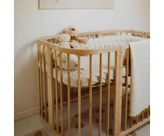 Waldin ekologiškos medvilnės paklodė 73x122 cm | BEIGE