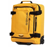 Walizka minkšta Mała kabinowa WINGS 20" ROOK yellow Wodoodporna 33 l. Żółta