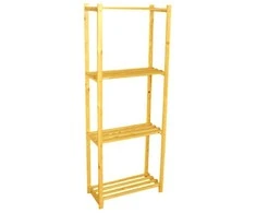 Wamar 4 lygių medinė lentyna/maks.lygio apkrova 35kg RA-4K 1700x650x300mm pušis