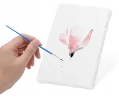 WATERCOLOR A6 25 LAKŠČIŲ RANKŲ DARBAS 300G SU ŠEPEČIU