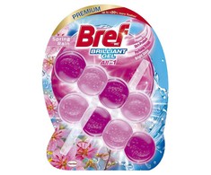 Pakabinamas tualeto gaiviklis Bref Brilliant Gel, Spring Rain, 2 x 42 g