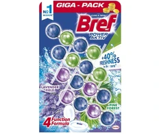 WC valiklis-gaiviklis BREF SVR Lemon, 4 x 50 g