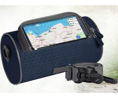 Webski Dviračio ir motorolerio krepšys su telefono laikikliu ir Led juosta