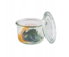Weck stiklinis indas su dangteliu, talpa 0,2 l, rinkinyje 12 vnt. APS 82345