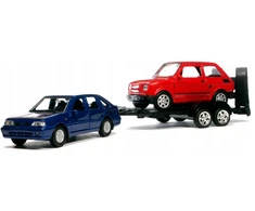 Welly Polonez, Fiat 126p ir autotransporteris 1:34
