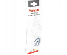 WESTMARK Rinkinyje 2 kriauklės kamščiai, sk. 7cm, baltos spalvos