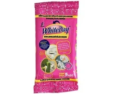 White Day Drėgnos servetėlės dėmėms pašalinti Baltas Day 5vnt. Travel size