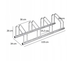 Wideshop DVIRAČIO KEIKLOS 4 DVIRAČIAI DVIRAČIO DVIRAČIO 119x34x26