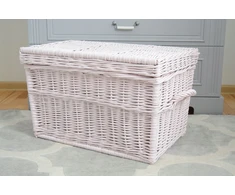 Wiklinowa Wieś Kufer wiklinowy spalva ROŽINĖ su wikliny 60 cm kosz