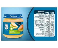 Williams Pear desertas 125 g Gerber