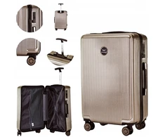 WINGS languotas lagaminas 100% polikarbonatas TSA 63L vidutinė 24" talpa