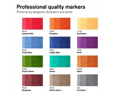 Winsor &amp; Newton Promarker 12+1 rinkinys Tattoo Tones
