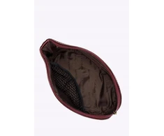 Wittchen Verona lakieruota odinė kosmetinė, bordo, 25-3-275-9