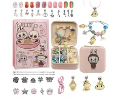 WKS Charms Beads Labubu papuošalų apyrankių kūrimo rinkinys vaikams