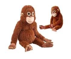 WKS DIDELIS MONKEY ORANGUTAN MASKOTAS 67 cm VELCRO RANKOS KOJOS PLIUSAS CADDY XXL