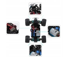 WL Toys WLtoys A979-B 2.4G 1/18 RC Car 4WD