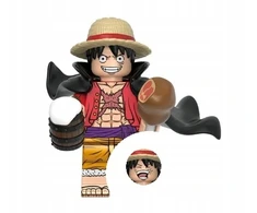 WM Beždžionė D. Luffy su maistu ir gėrimais iš One Piece minifigūrėlės kaladėlėms
