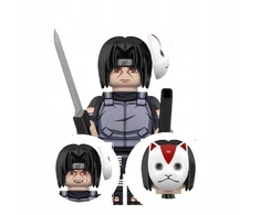 WM Itachi Uchiha kaukė iš Naruto minifigūrėlės kaladėlėms