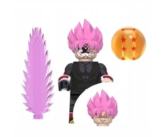 WM Juodas Son Goku iš Dragon Ball minifigūrėlės kaladėlėms