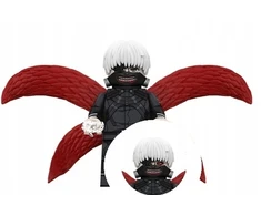 WM Ken Kaneki kaukėje iš Tokyo Ghoul minifigūrėlės kaladėlėms