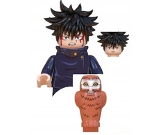 WM Megumi Fushiguro paukštis iš Jujutsu Kaisen kaladėlių minifigūrėlė