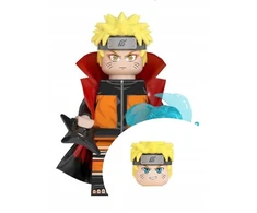 WM Naruto Uzumuaki audinio pelerinos minifigūrėlė statybiniams blokams
