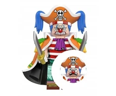 WM Oranžinis vežimėlis iš One Piece minifigūrėlės kaladėlėms