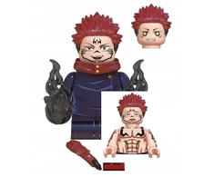 WM Yuji Itadori iš Jujutsu Kaisen mini plytų figūrėlė