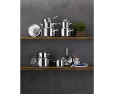 WMF Provence puodas 16cm 1,9l su dangteliu, plieno, su dangteliu, dujų indukcija