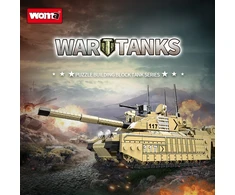 WOMA KONSTRUKCINIAI BLAKAI MILITARY TANK 3D CHALLENGER