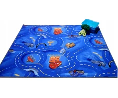 Wykadziny I Dywany Dywanik dziecięcy Disney CARS – Zygzak McQueen dydis 150x200 Mėlyna
