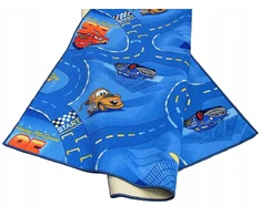Wykadziny I Dywany Dywanik dziecięcy Disney CARS – Zygzak McQueen dydis 200x300 Mėlyna