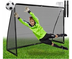 Xboost Bipohome Futbolo vartai 180 X 120 cm FORTE juodi