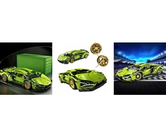 Xingbeiyi Mega Lamborghini Cyberpunk Block Set 1280 Elements 1:14 Sport Car