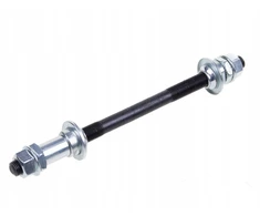 XMX-HR-12G galinės stebulės ašis 3/8" x 175 mm - kūgiai su grūdintu dangteliu, kompl.